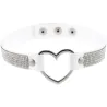 Joy Jewels Ras de cou Heart Strass Blanc